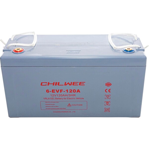 Global Industrial Replacement Battery, AGM 12V 120Ah, for Cat C26R 26in Auto Ride-On Floor Scrubber 641811 RP6451C - main